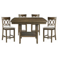 Light Oak Finish Counter Height Chairs Set Of 2 Padded Seat Double Cross Back Wooden Kitchen Dining Funiture Light Oak Dining Room Cross Back Wood