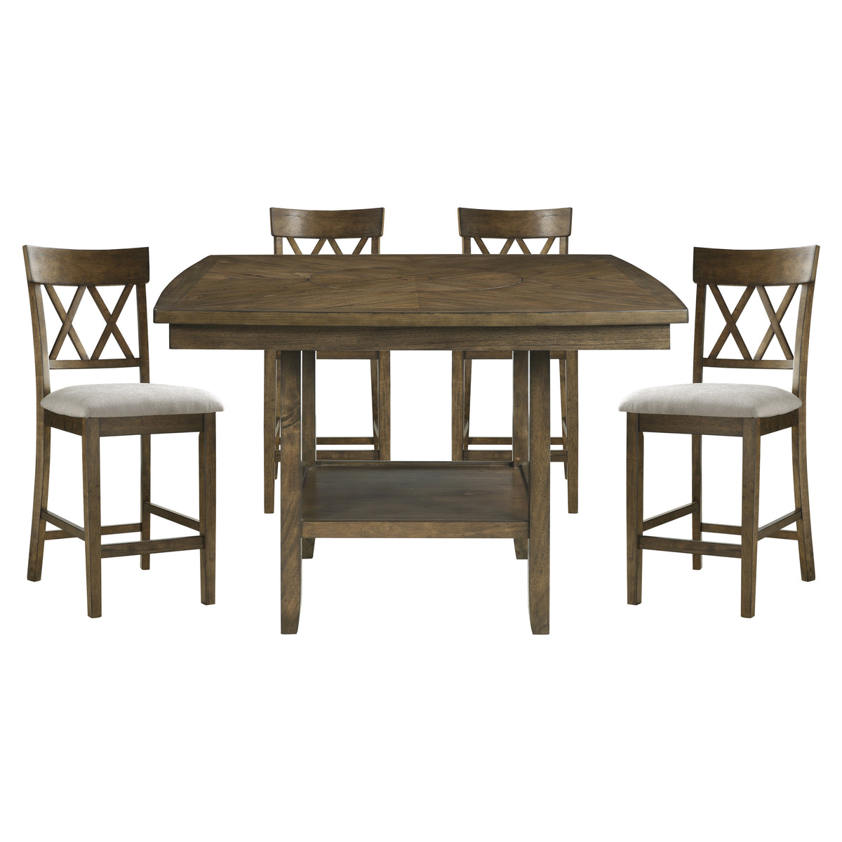 Light Oak Finish Counter Height Chairs Set Of 2 Padded Seat Double Cross Back Wooden Kitchen Dining Funiture Light Oak Dining Room Cross Back Wood