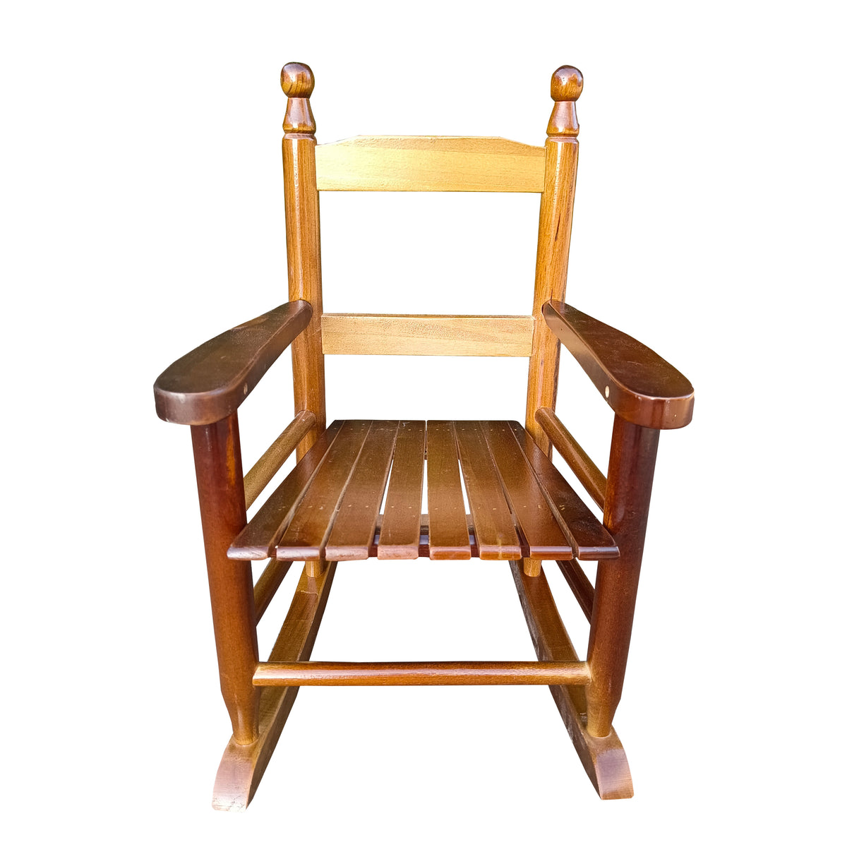 Children'S Rocking Oak Chair Indoor Or Outdoor Suitable For Kids Durable Oak Solid Wood