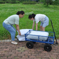 Tools Cart Wagon Cart Garden Cart Trucks Make It Easier To Transport Firewood Black Metal