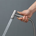 Bidet Sprayer For Toilet, Handheld Cloth Diaper Sprayer, Bathroom Bidet Accessory Attachment With Hose Brushed Nickel Stainless Steel