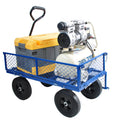 Tools Cart Wagon Cart Garden Cart Trucks Make It Easier To Transport Firewood Black Metal
