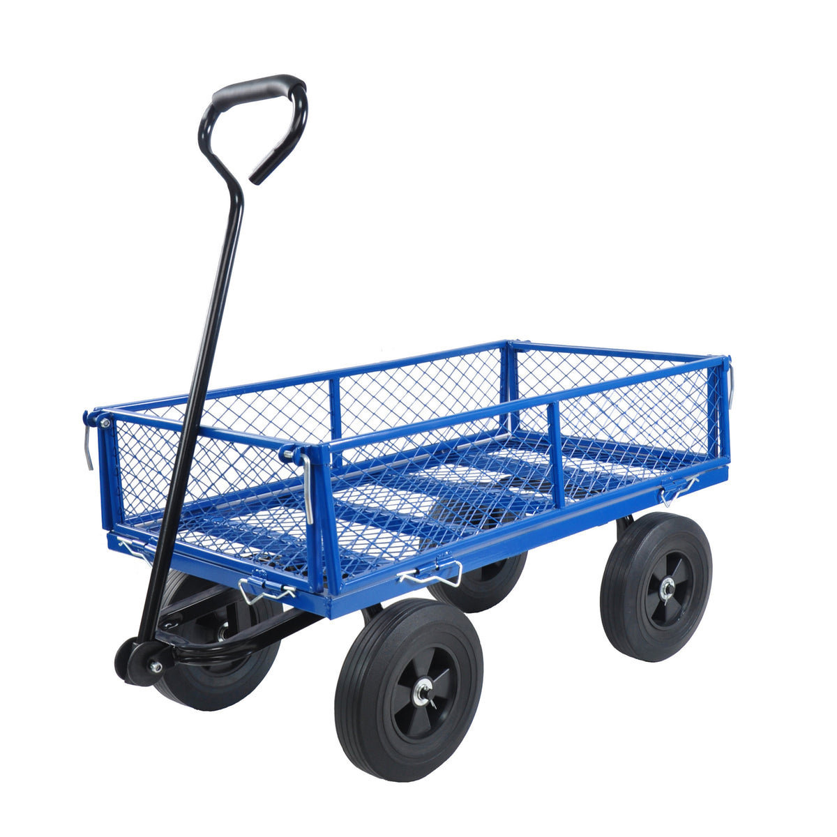 Tools Cart Wagon Cart Garden Cart Trucks Make It Easier To Transport Firewood Black Metal
