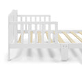 Birdie Toddler Bed White White White Solid Wood