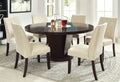 Classic Contemporary Ivory Fabric Set Of 2 Chairs Only Kitchen Dining Room Furniture Espresso Solid Wood Frame Cushion Seat Chairs Ivory Dining Room Classic,Contemporary,Modern Side Chair Rubberwood Solid Wood