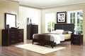 Espresso Finish 1Pc Dresser Of 6X Drawers Silver Tone Bar Pulls Contemporary Design Bedroom Furniture Espresso 5 Drawers & Above Bedroom Contemporary Wood