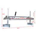 Chainsaw Mill Portable Chain Saw Mill Aluminum Steel Planking Lumber,Planking Milling Bar Size 14 36