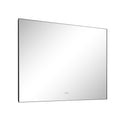 Led Mirror Bathroom Vanity Mirror With Back Light, Wall Mount Anti Fog Memory Large Adjustable Vanity Mirror Gun Ash Aluminium