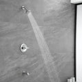 Chrome 6 Inch Shower Faucet Wih Tub Spout Combo Valve Included Chrome Metal