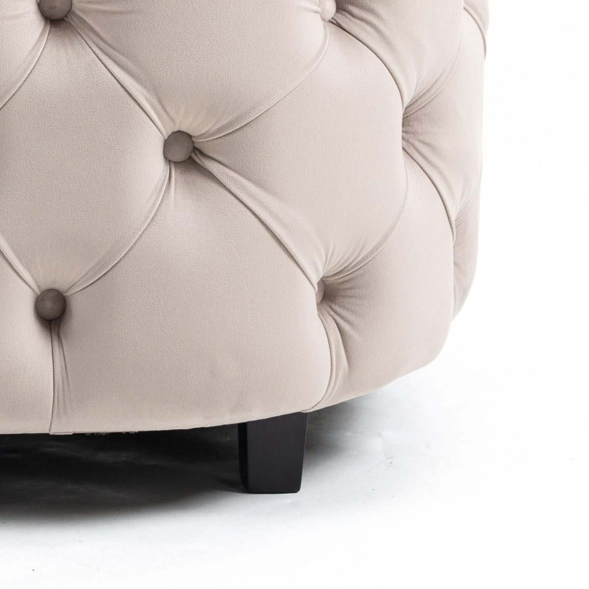 Accent Chair Classical Barrel Chair For Living Room Modern Leisure Sofa Chair Khaki Khaki Foam Velvet