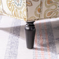 Accent Chairs For Living Room Beige Yellow Fabric
