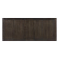 Traditional Style Wooden Dining Table 1Pc W Separate Extension Leaf Double Pedestal Base Wire Brushed Rustic Brown Finish Brown Mix Dining Room Traditional Wood