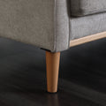 Living Space Sofa 2 Seater ,Loveseat With Waterproof Fabric Creamusb Charge Cream Foam Fabric