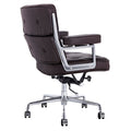 Lobby Office Chair Home And Office Brown Genuine Leather