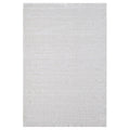 Milano Collection Pale Celadon Woven Area Rug White Polyester