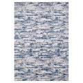 Milano Collection Nautical Navy Blue Woven Area Rug Navy Blue Polyester