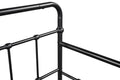 Metal Frame Daybed With Trundle Black Metal