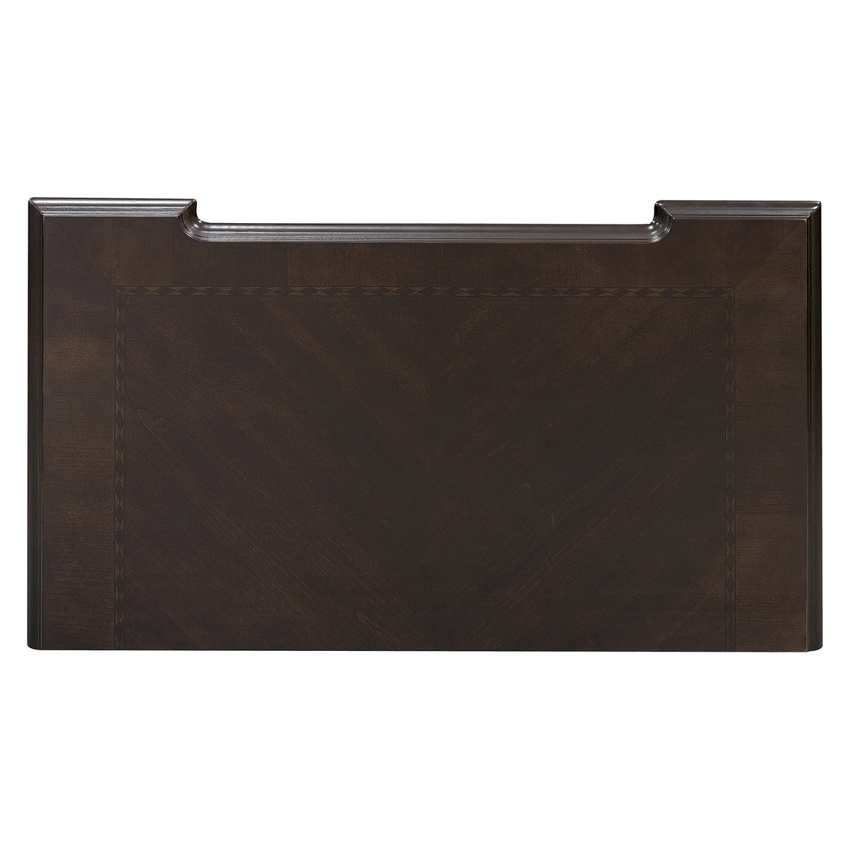 Traditional Design Dark Cherry Finish With Gold Tipping 1Pc Nightstand Of 3X Drawers Formal Style Bedroom Furniture Brown Mix 3 Drawers Bedroom European,Traditional Wood