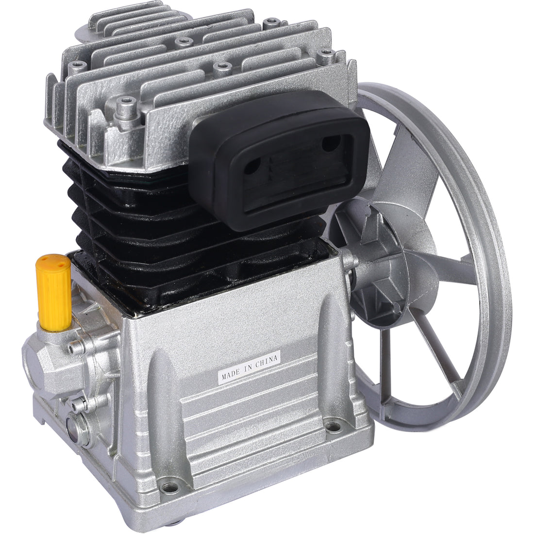 2Hp Air Compressor Head Pump 1.5Kw Air Compressor Pump Head Aluminium Piston Style 115Psi Silver Aluminium