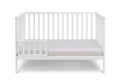 Palmer 3 In 1 Convertible Island Crib White White Solid Wood