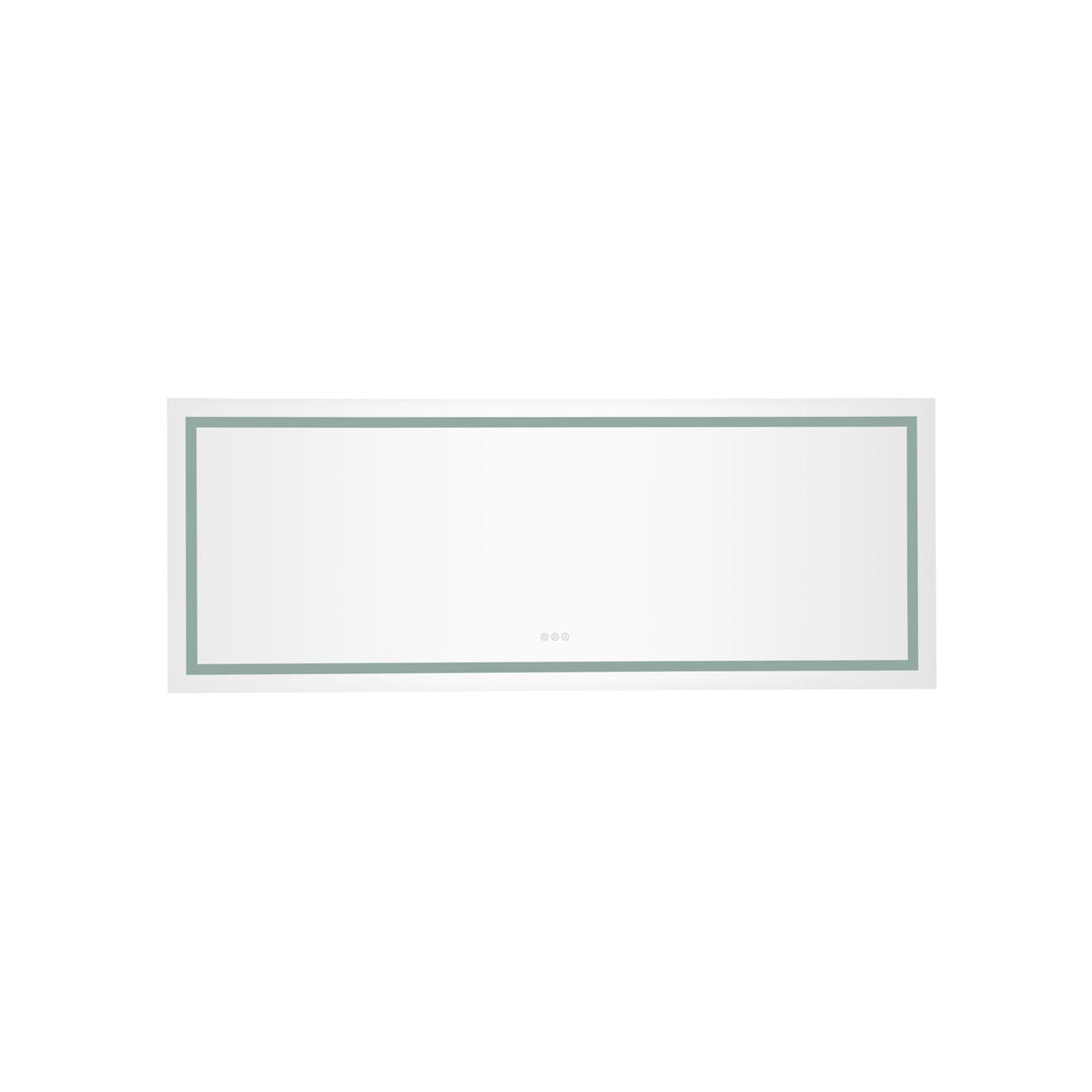 Ltl Needs To Consult The Warehouse Address84*32 Led Lighted Bathroom Wall Mounted Mirror With High Lumen Anti Fog Separately Control Dimmer Function White Aluminium