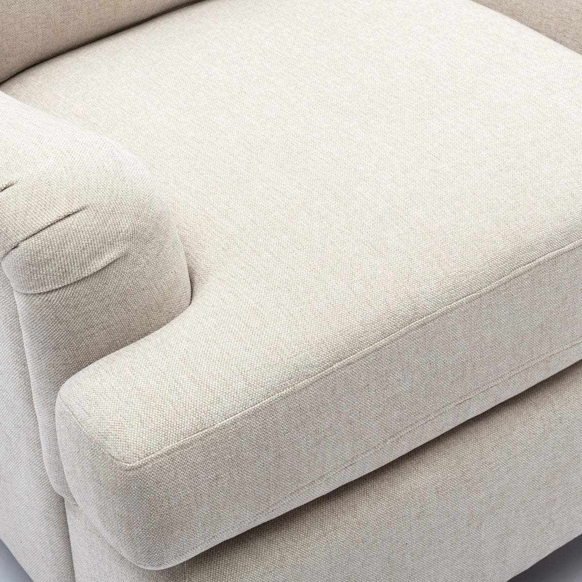 Candor Arm Chair Sea Oat Light Beige Foam Polyester