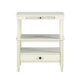 Newland Antique White Storage Nightstand Antique White Wood Plywood