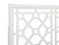 Tabor Chippendale White Headboard Queen Full Queen White Wood Mdf