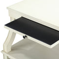 Newland Antique White Storage Nightstand Antique White Wood Plywood