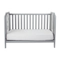 Celeste 3 In 1 Convertible Island Crib Light Gray Light Gray Solid Wood