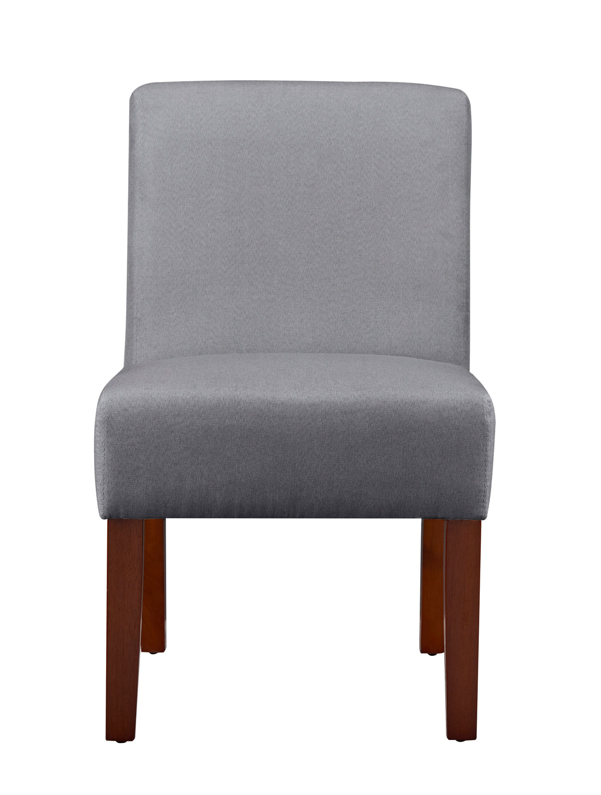 Fabric Accent Chair Set Of 2 With Round Wood Table, Decorative Slipper Chair Vanity Chair For Bedroom Home Office, Corner Side Chair Video Grey Fabric