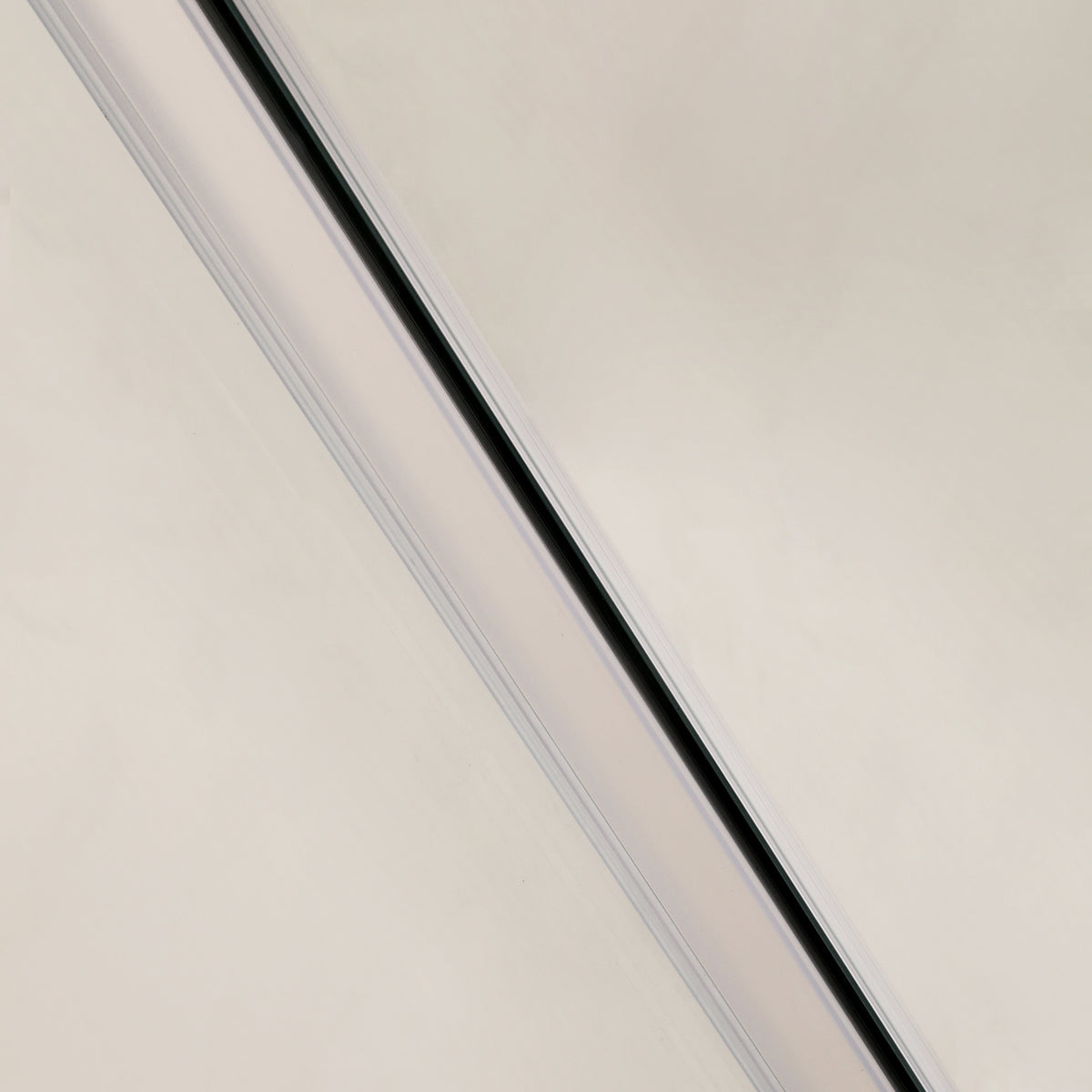 Shower Door 48" W X 76"H Single Sliding Bypass Shower Enclosure,Brushed Nickel Brushed Nickel Glass