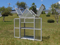 Mini Greenhouse Kit Outdoor Plant Stand, Small Green House, Plant Stand Indoor, Green Houses For Outside, Indoor Garden & Patio Accessories Indoor Greenhouse, Tiered Plant Stand Gray Foam Metal & Wood