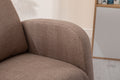 Coolmore Rocking Chair, Modern Glider Chair, Recliner Armchair With Wood Legs And Side Pocket, Nursery Rocking Accent Chair With High Back For Living Room Bedroom Camel Linen Camel Foam Solid Wood