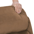 Lift Chair Recliner For Elderly Power Remote Control Recliner Sofa Relax Soft Chair Anti Skid Australia Cashmere Fabric Furniture Living Room Brown Light Brown Wood Primary Living Space Heavy Duty Rubberwood Brown Polyester Power Remote Medium Soft