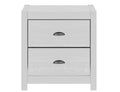 Solid Wood White Night Stand, Bedside Table, End Table, Desk With Drawers For Living Room, Bedroom White Solid Wood