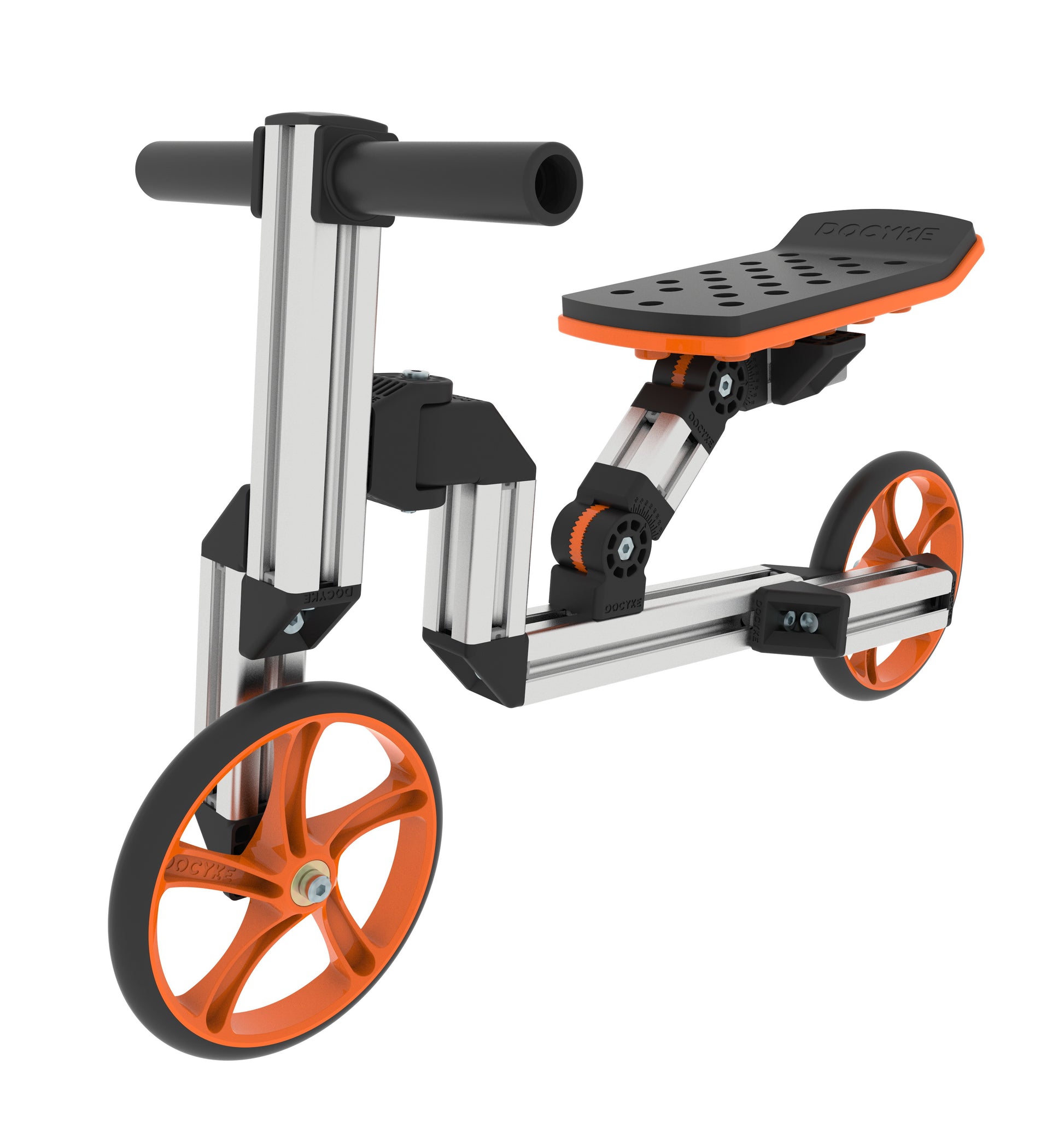 Kidrock Constructible Kit 20 In 1 Kids Balance Bike No Pedals Toys For 1 To 4 Year Old Engineering Building Kit Kids Sit Stand Scooter Most Popular S Kit Not Electric Silver Aluminum