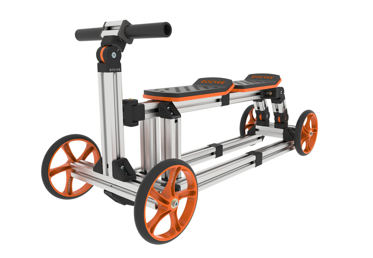 Kidrock Buildable Kit 20 In 1 Kids Balance Bike No Pedal Toy For 1 To 6 Years Construction Construction Kit Kids Sit Stand Scooter Most Popular M Kit Non Electric Silver Aluminum