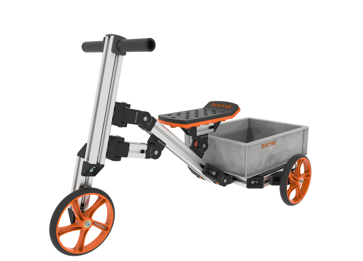 Kidrock Buildable Kit 20 In 1 Kids Balance Bike No Pedal Toy For 1 To 6 Years Construction Construction Kit Kids Sit Stand Scooter Most Popular M Kit Non Electric Silver Aluminum