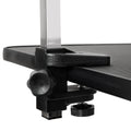 43 Inch Adjustable Heavy Type Hydraulic Pet Dog Grooming Table Upgraded Professional Drying Table Heavy Duty Frame With Adjustable Arm And Noose Black White Carbon Steel