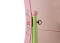 Olivia The Fairy Girls Wooden Standing Mirror Pink Mdf