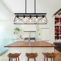 Sku:W1340P206634 5 Light Farmhouse Chandeliers For Dining Room White No Bulbs White Metal