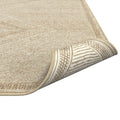 Benzara Beige And White Viscose Area Rug 8X10 Beige Viscose