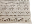 Ambivory, Brown, And Natural Area Rug 5X8 Ivory Viscose