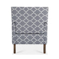 Accent Chairs For Living Room Grey Mix Fabric