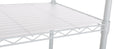 7 Tier Wire Shelving Unit, 2450 Lbs Nsf Height Adjustable Metal Garage Storage Shelves With Wheels, Heavy Duty Storage Wire Rack Metal Shelves White White Iron Plastic