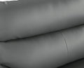 Genuine Leather Chair Gray Foam Leather