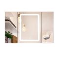 40X30 Inch Led Bathroom Medicine Cabinet Surface Mount Double Door Lighted Medicine Cabinet, Medicine Cabinets For Bathroom With Mirror Defogging, Dimmer Black Black Modern Aluminium