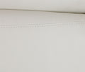Top Grain Italian Leather Loveseat White Foam Leather