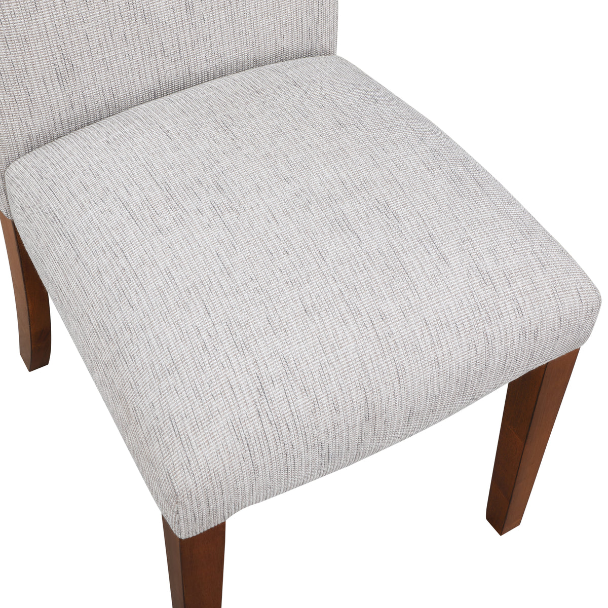 Sophia Sea Oat Dining Chair In Performance Fabric With Nail Heads Set Of 2 Espresso Foam Fabric
